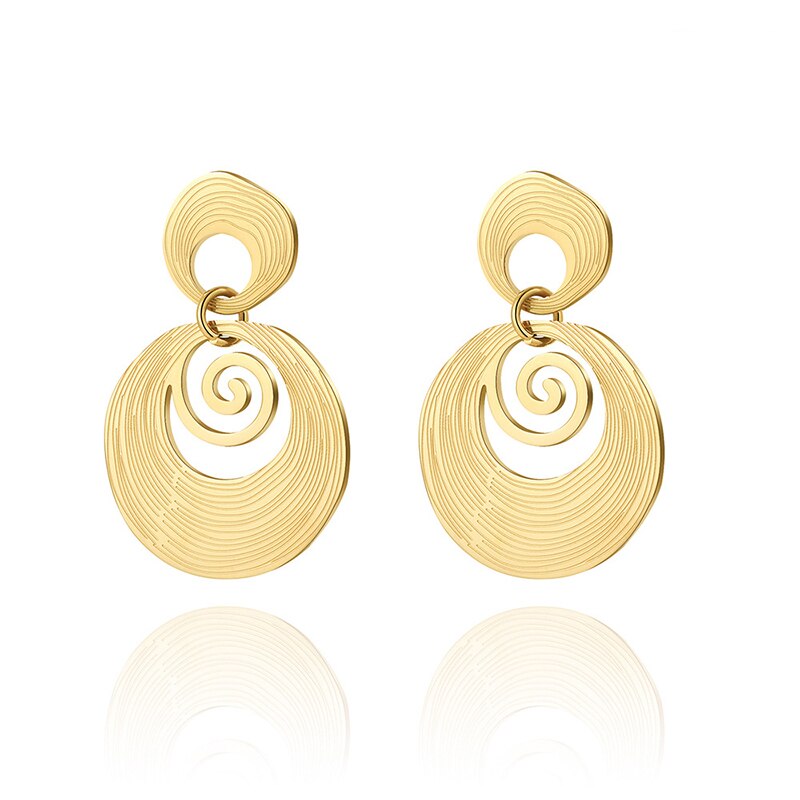 Bea - Boucles d'oreilles élégantes en acier inoxydable 316L de haute qualité pour femmes