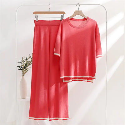 Mia™ - Ensemble tricoté élégant 2 pièces