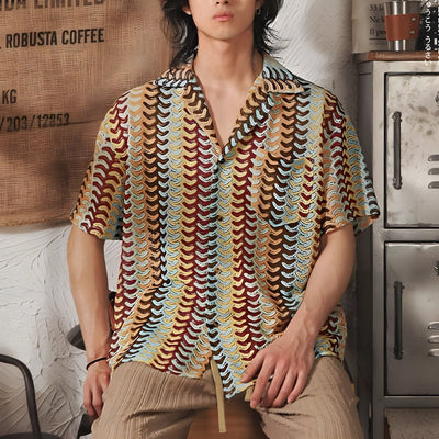 Chemise en tricot jacquard