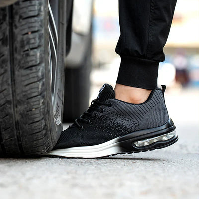 Chaussures de sécurité unisexes avec embout en acier - Chaussures de travail anti-perforation