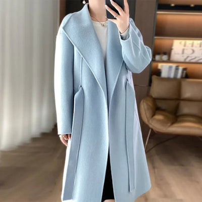 Manteau en cachemire avec ceinture Casmira™