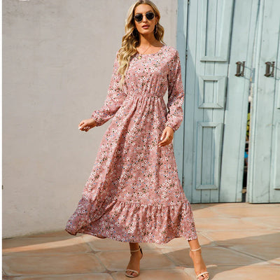 Lillith™ | Robe Bohème Longue à Imprimé Fleuri