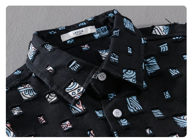 GabrielePirelli Chemise Rétro à Carreaux pour Hommes