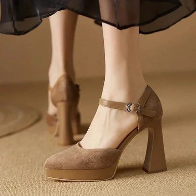 Charlotte - Chaussures à talons élégantes rétro pour femmes