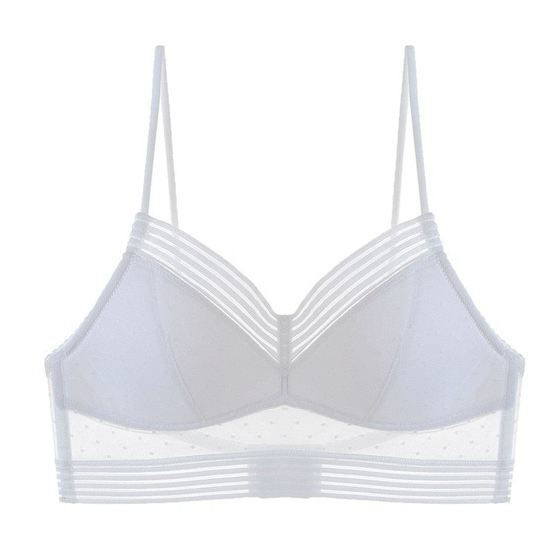 Soutien-gorge femme – Dos nu – Coupe fine sans coutures – Détails en mesh respirant