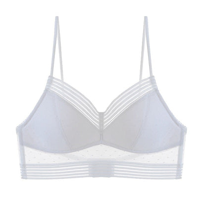 Soutien-gorge femme – Dos nu – Coupe fine sans coutures – Détails en mesh respirant