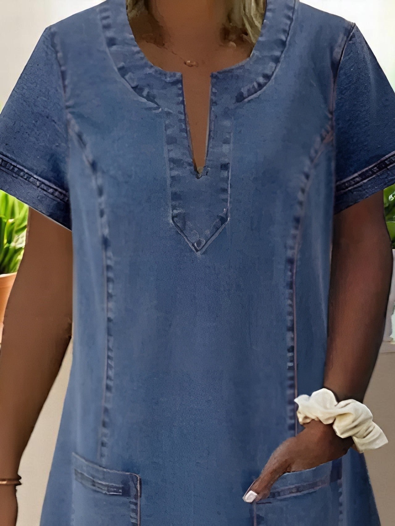 Amber™ | Robe Denim Douce