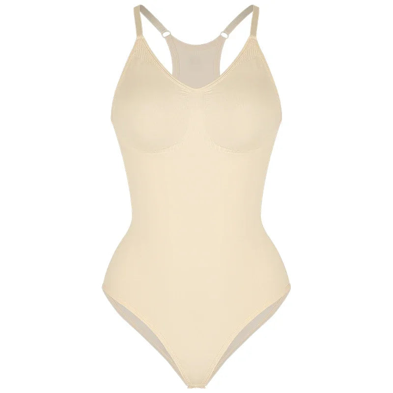 Body femme – Coupe galbante – Sans couture – Maintien ventre – Dos nageur sculptant