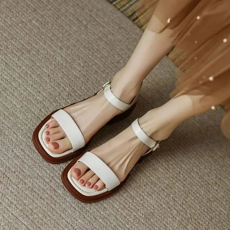Morgane™| Sandales en cuir confortables
