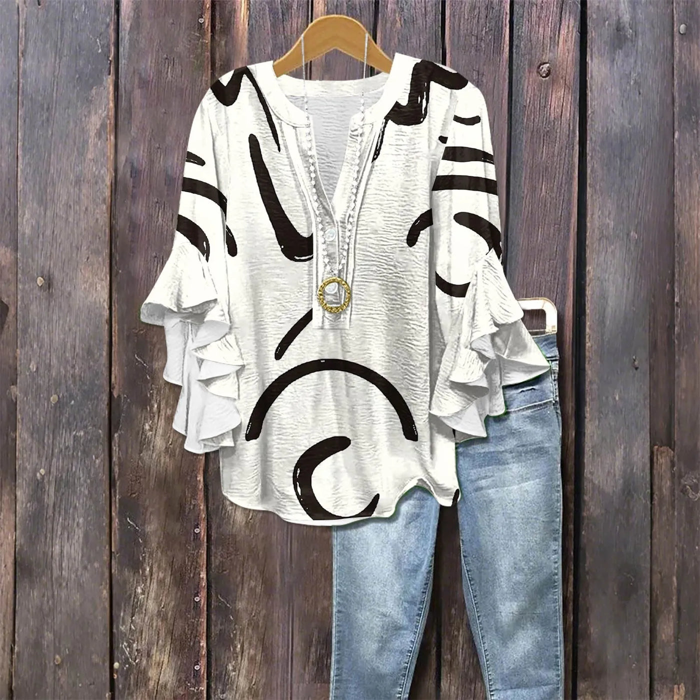 Blouse d'été "Marché" – Élégante & légère