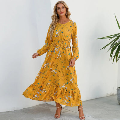 Lillith™ | Robe Bohème Longue à Imprimé Fleuri