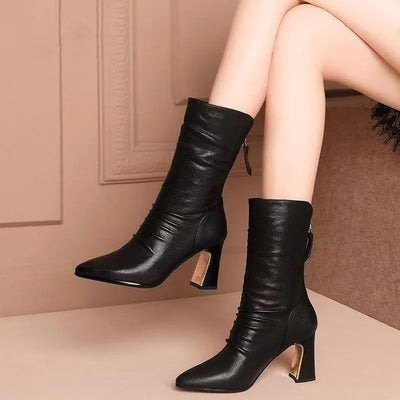 Orla | Bottines à Talons Aiguille Élégantes