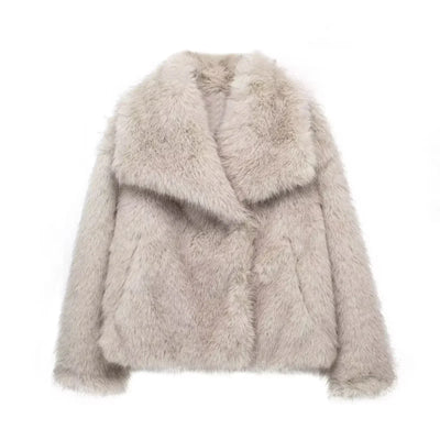 Plush Crop Coat