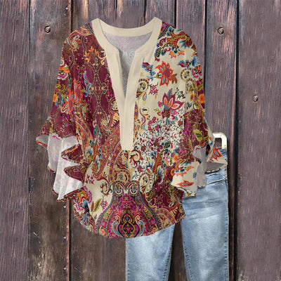 Blouse d'été "Fête au jardin" – Intemporelle & chic