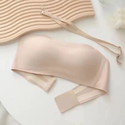 Soutien-gorge bandeau femme – Maintien sans armature – Tissu respirant sans couture