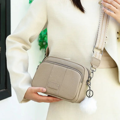 Sac à épaule en cuir fin Maeve