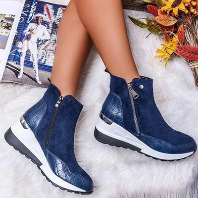 Amélie | Bottes Fermeture À Glissière Pour Femme | Confort