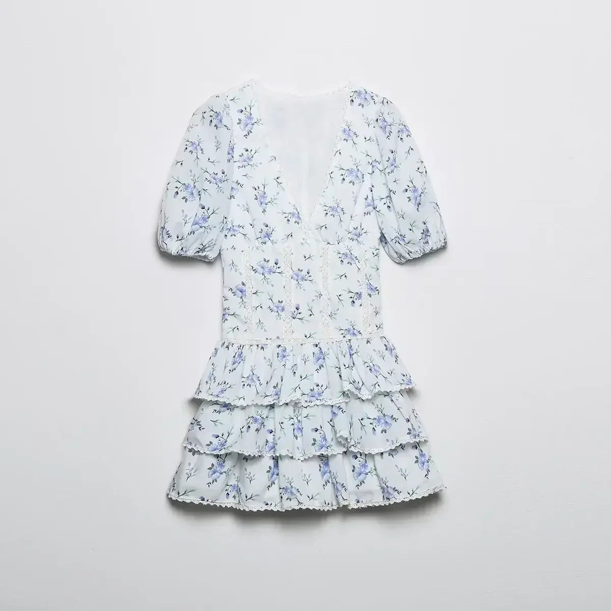 Ravikna | Minirobe à imprimé floral et volants