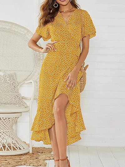 Robe Longue Fleurie Femme Mariffon Été