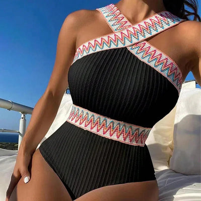Agatha - Maillot de bain rayé pour femme pour un look flatteur