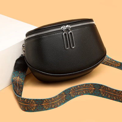 Sac à bandoulière en cuir raffiné Indie