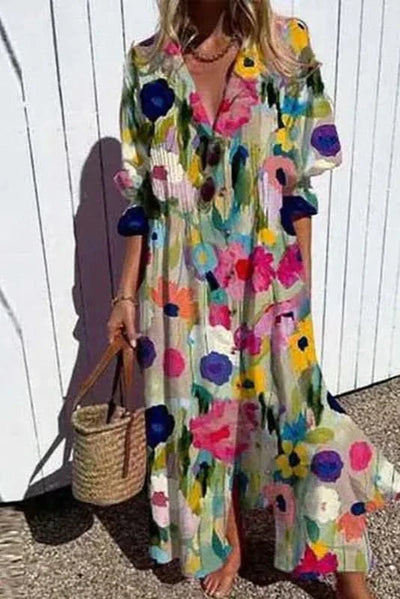 Morgane™ | La robe longue Blossom & Breeze