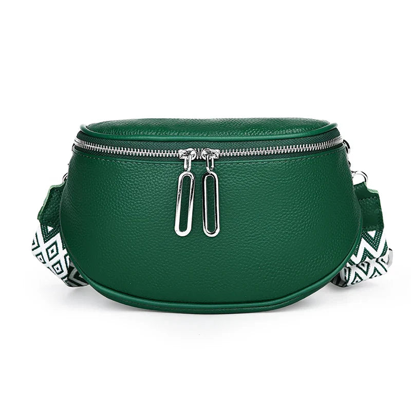 Sac à bandoulière en cuir raffiné Indie