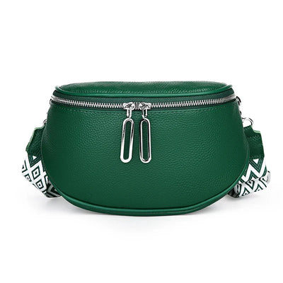 Sac à bandoulière en cuir raffiné Indie