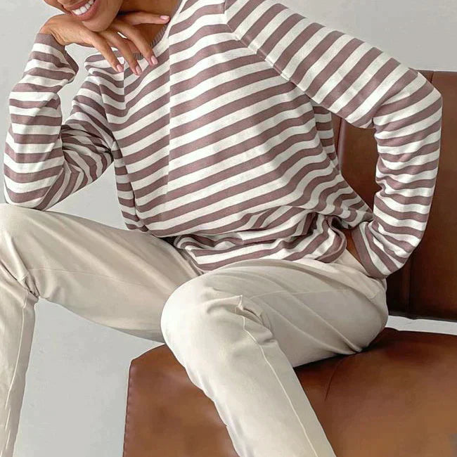 Harper™ - Chemise à rayures élégante et décontractée