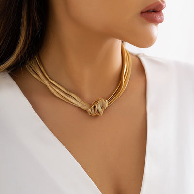 Eliana - Collier à nœuds élégant pour la femme moderne