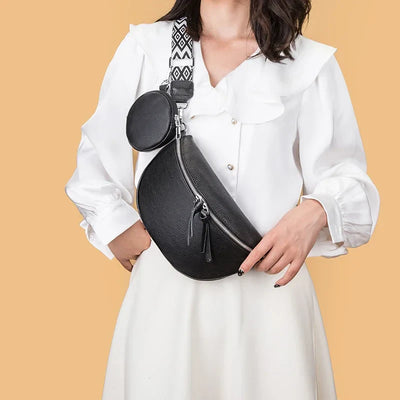 Hayley | Sac à bandoulière en cuir raffiné