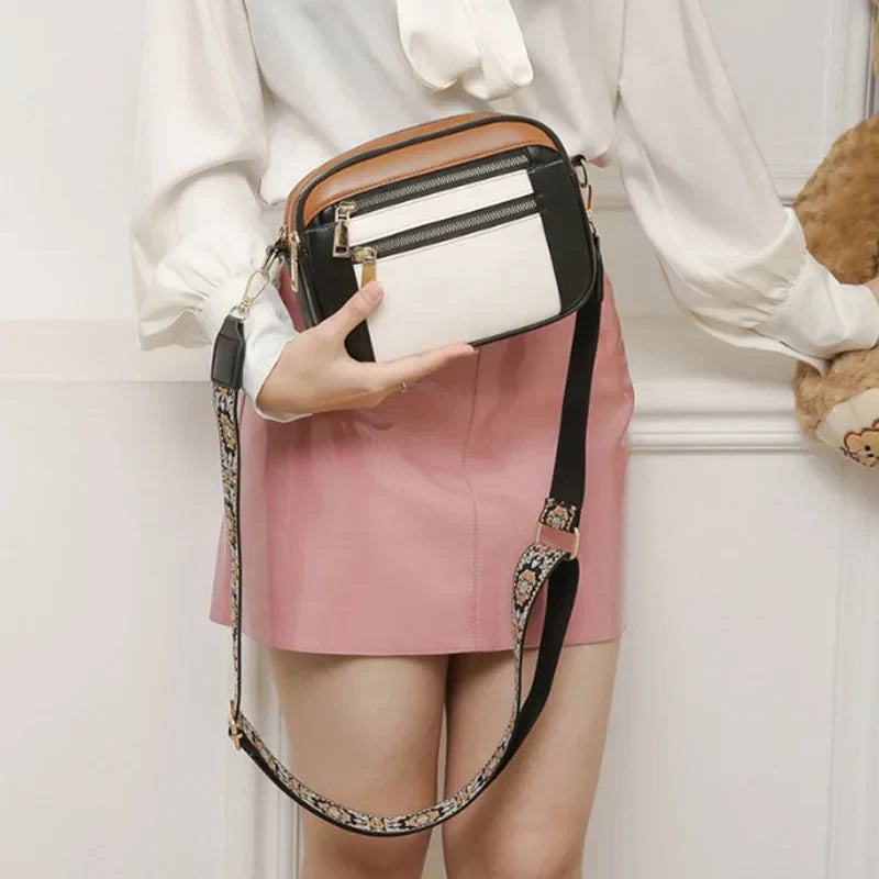 Violet | Sac à bandoulière en cuir refined