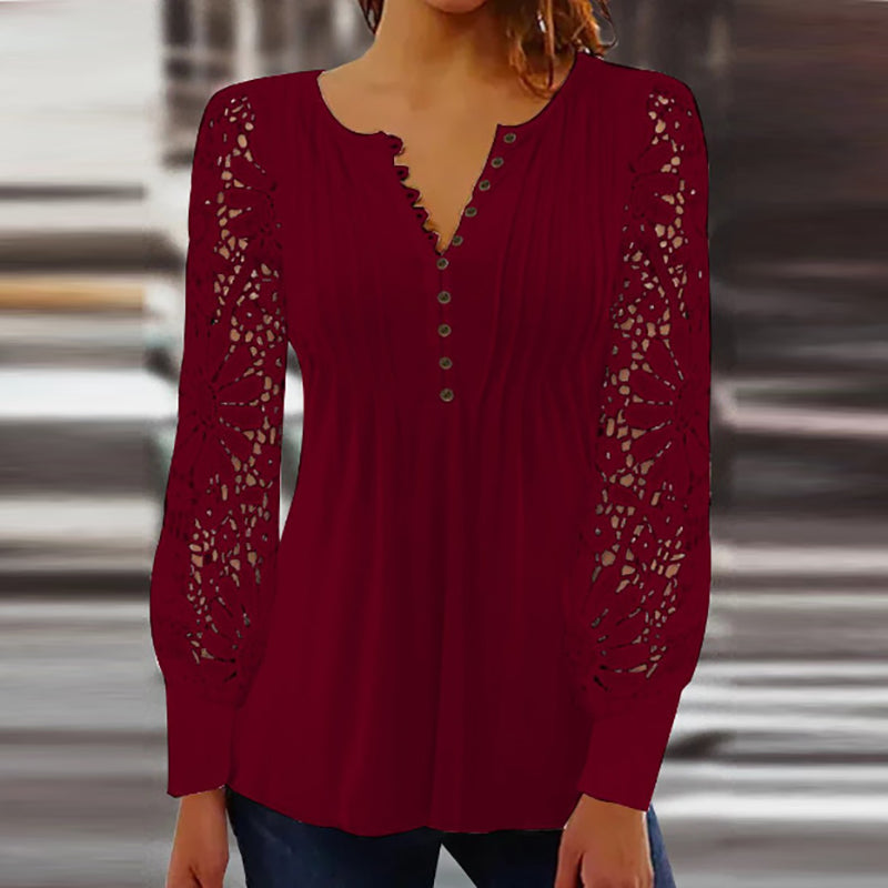 Kathy | Blouse élégante à manches longues