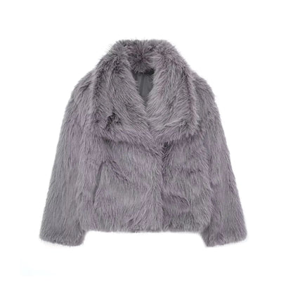 Plush Crop Coat