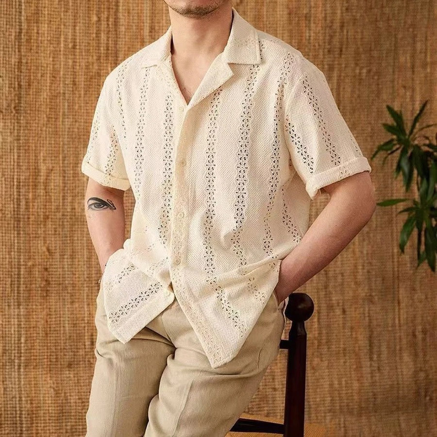 Chemise en coton tricoté Santiago