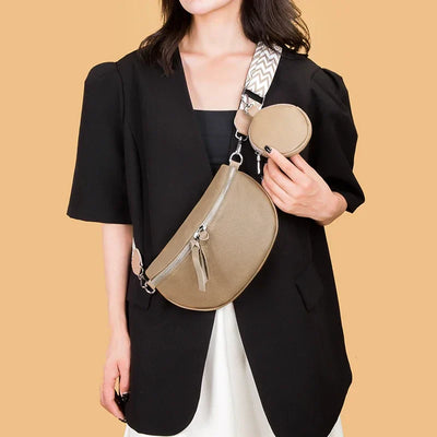 Hayley | Sac à bandoulière en cuir raffiné