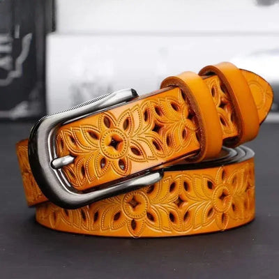 MICHELA™ | CEINTURE EN CUIR FEMME (115 CM)