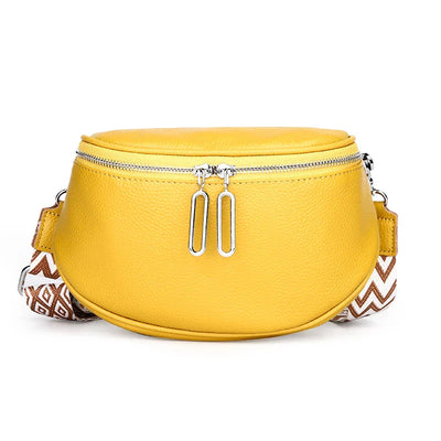 Sac à bandoulière en cuir raffiné Indie
