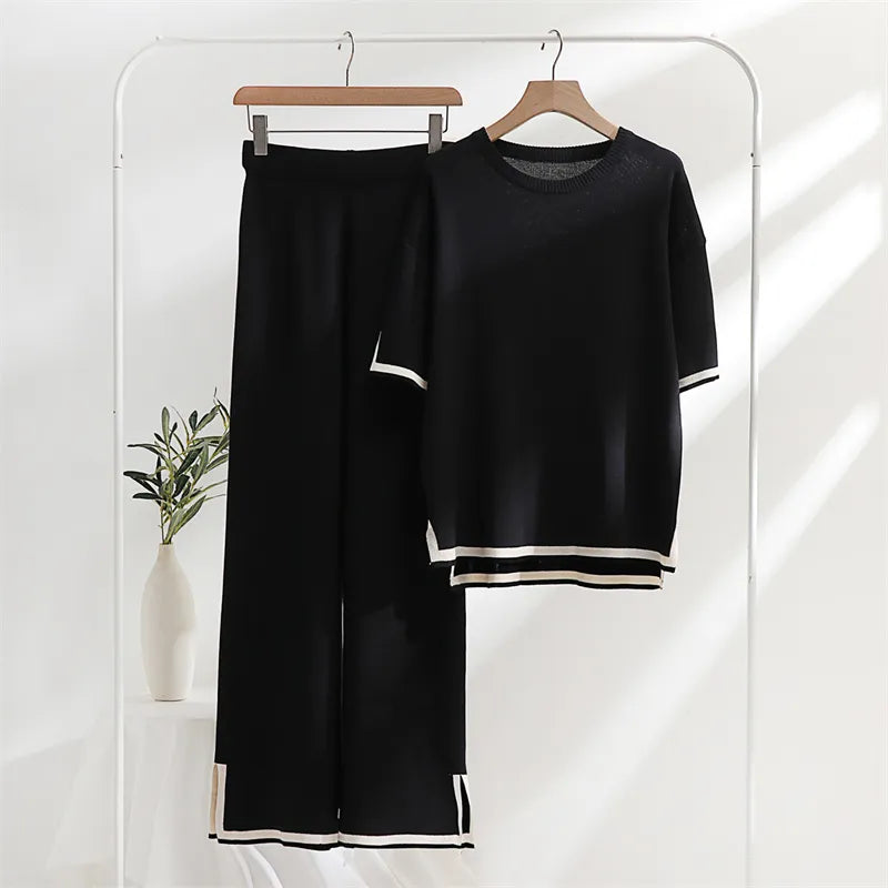 Mia™ - Ensemble tricoté élégant 2 pièces