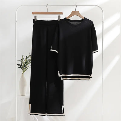 Mia™ - Ensemble tricoté élégant 2 pièces