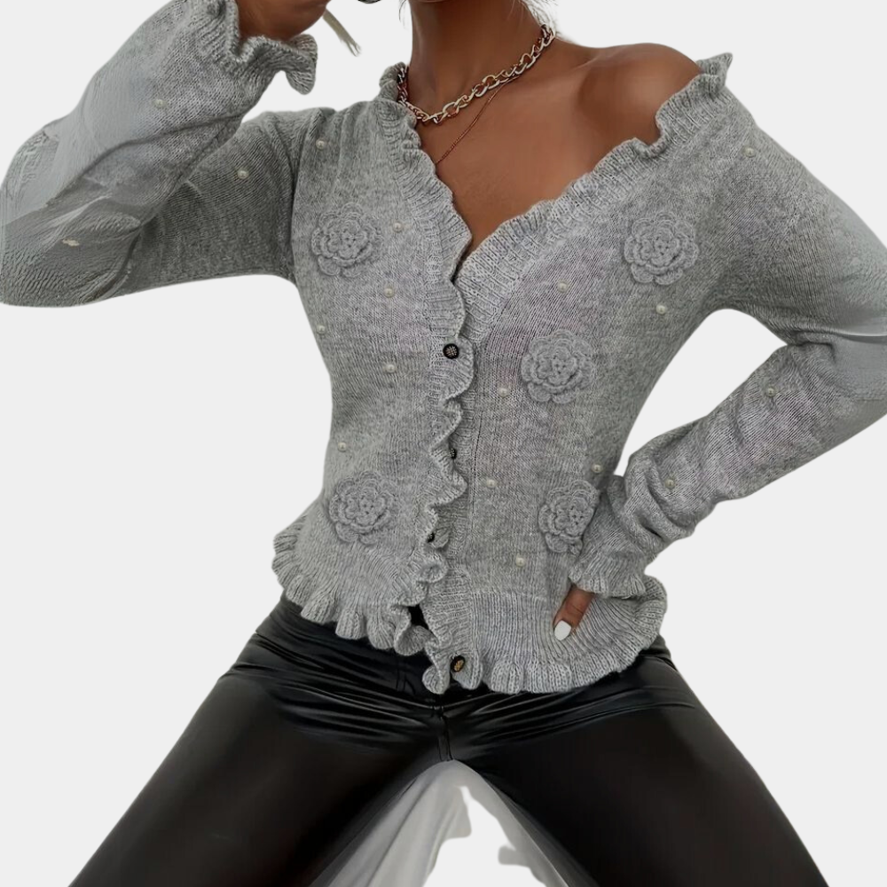 DOROTHY - Cardigan Tricoté Tendance pour Femmes