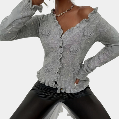 DOROTHY - Cardigan Tricoté Tendance pour Femmes