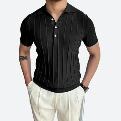 Polo à col en V confortable et élégant, très extensible - Shag