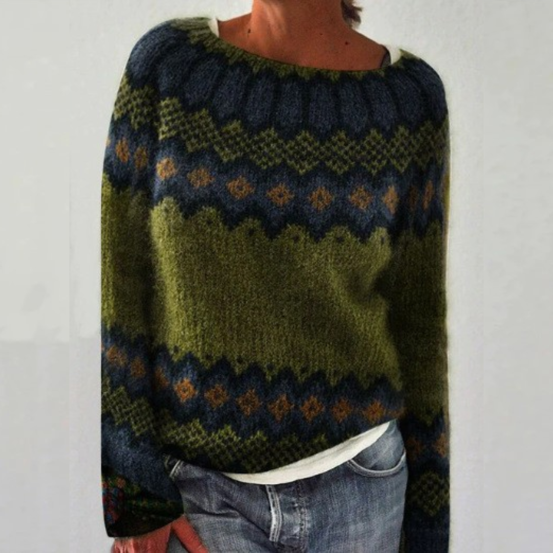 SILVIA | Pull Rétro