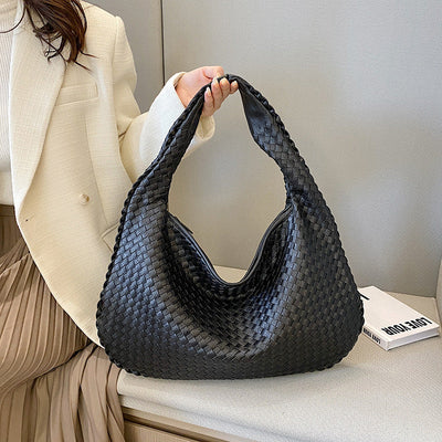 Maria | Sac tressé en cuir vegan