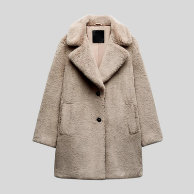 Cléo - Manteau femme teddy