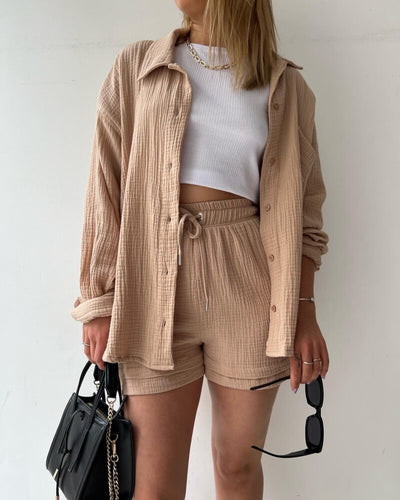 Femme Décontracté Assorti Ensemble – Latoya