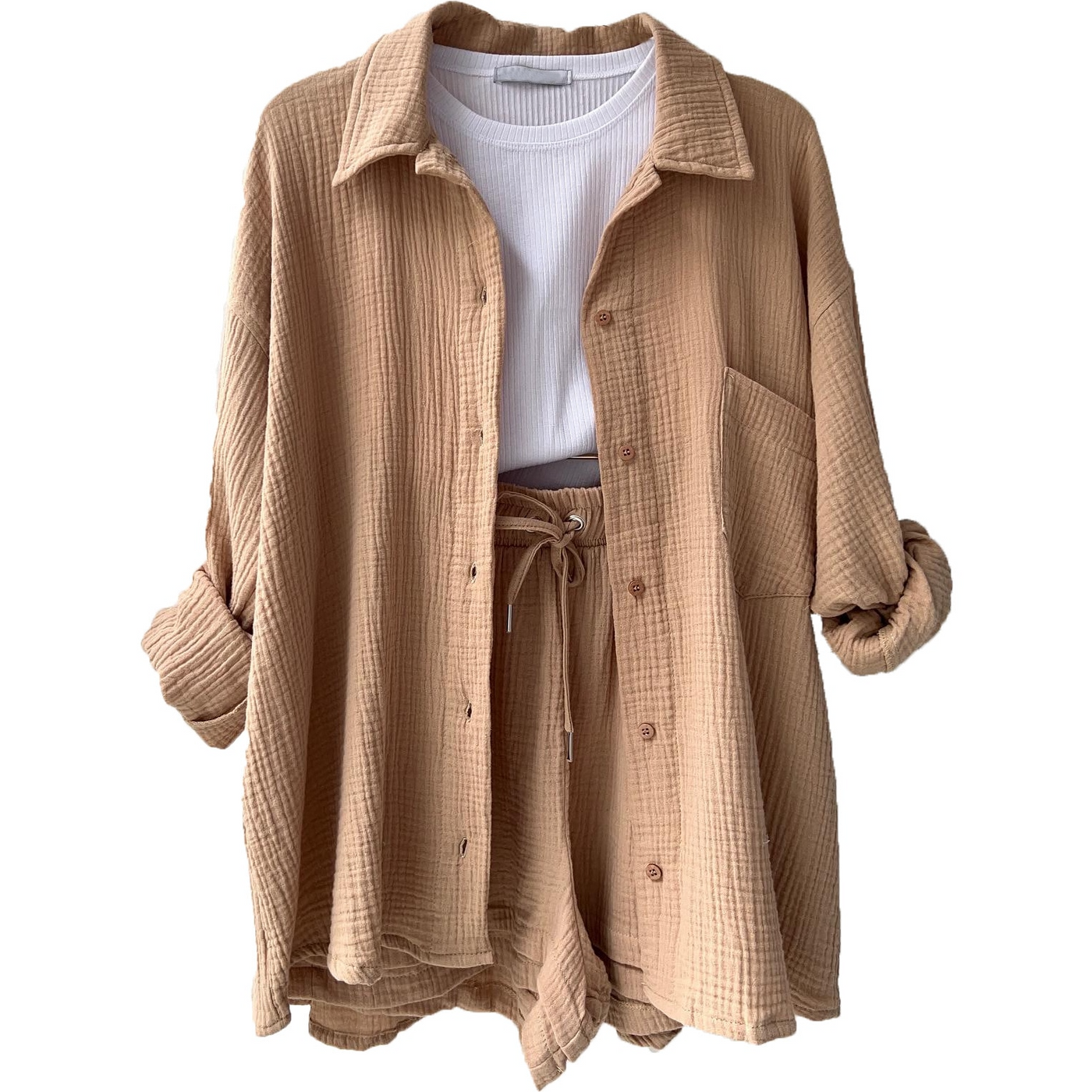 Femme Décontracté Assorti Ensemble – Latoya