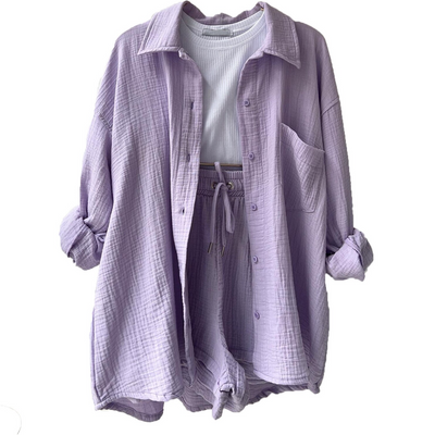 Femme Décontracté Assorti Ensemble – Latoya