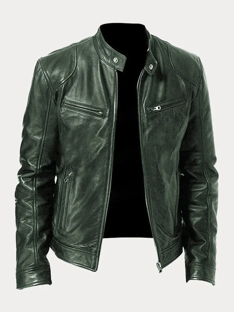 James | Veste en cuir élégante